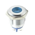 thumbnail image 2 of Lámpara de Luz de Instrumentos Sunnimix LED Azul 12V Luz indicadora de metal, 2 of 8