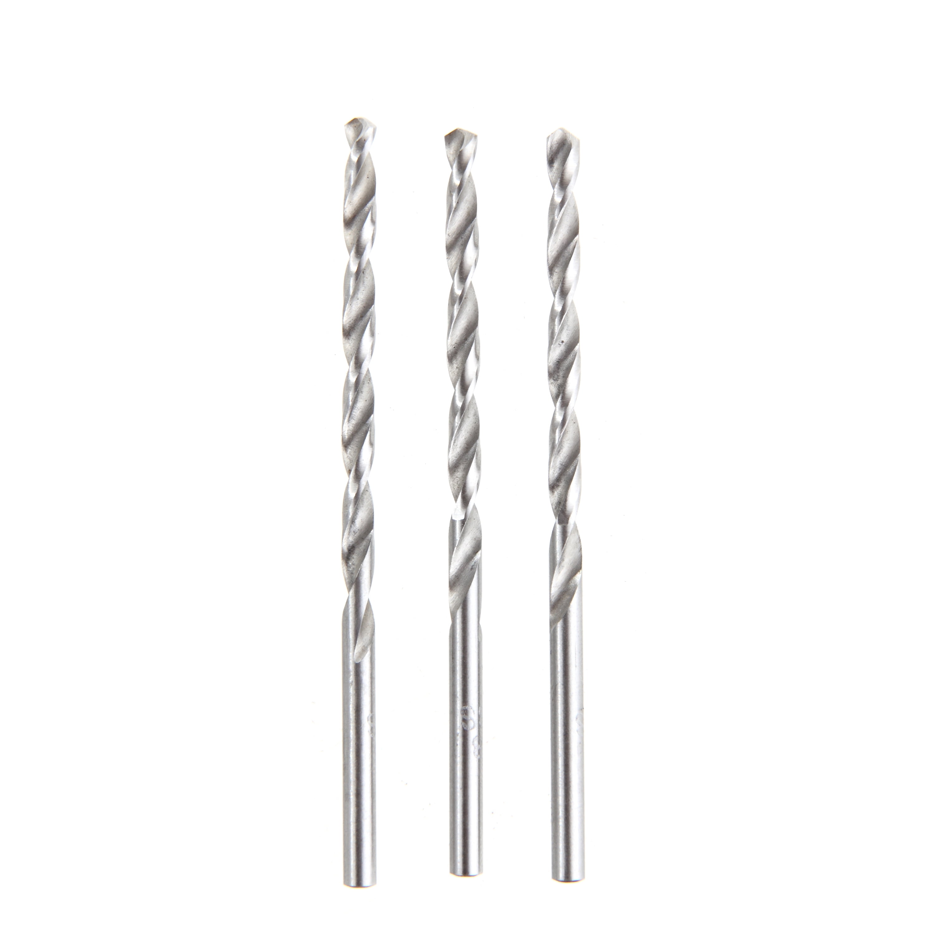 (3 pack) Hyper Tough 3-Piece 1/8 inch Hss Material Roll Forged Drill Bits AU00044K, New Condition