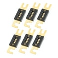 thumbnail image 1 of 6uds 50A Dorado Tono ANL Fusible Universal para Coche Vehículo Camión Audio, 1 of 1
