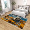 thumbnail image 4 of 4x6 Rug, Otter Rug Washable Non Slip Soft for Living Room Bedroom, Cute Animal Area Rug, Kawaii Animal Carpet, Otter Home Decor & Gifts, 4 of 7