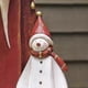 thumbnail image 5 of Santa and Snowman Sculpture With Lantern,Santa Claus Snowman Resin Ornament, 5 of 5