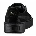 thumbnail image 5 of Puma Women's Basket Platform Reset Black / Ankle-High Fashion Sneaker - 10M, 5 of 5
