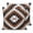 Brown, variant on 18x18 Pillow Covers Set of 2, Blue Aztec Throw Pillow Covers Decorative Couch Cushion Case, Black White Southwest Vintage Abstract Geometric Microfiber Square Pillowcases for Bedroom Car Living Room