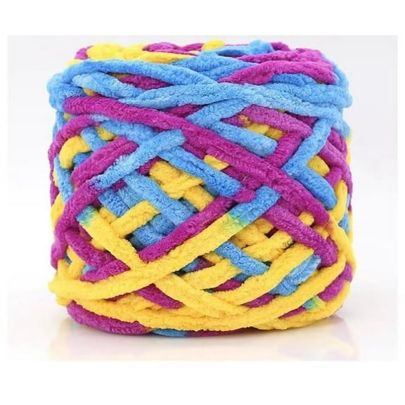 ERDOUY Chunky Yarn, Super Soft Acrylic Bulky Thick Washable Yarn for Arm Knitting DIY Handmade Blankets Scarf Sweater Cream About 100g(A35)