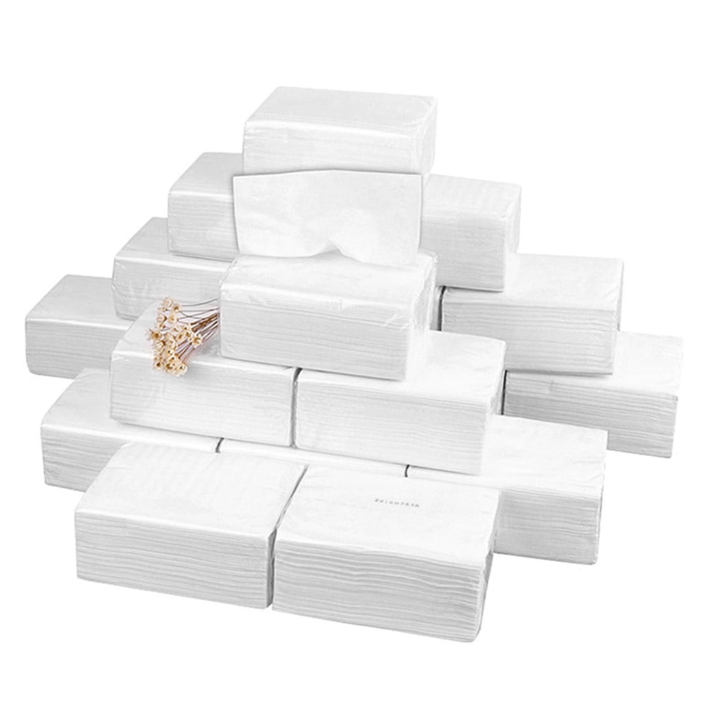 50Packs Facial Tissues Tet Paper Tet Tissue Ultra Soft Tissues 50