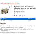 thumbnail image 2 of Right Upper Timing Chain Tensioner - Compatible with 2011 - 2022 Jeep Grand Cherokee 3.6L V6 2012 2013 2014 2015 2016 2017 2018 2019 2020 2021, 2 of 2