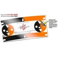 thumbnail image 3 of Skin Wrap Decal Set 2 Pack for Amazon Echo Dot 2 - Ripped Colors Black Orange (2nd Generation ONLY - Echo NOT INCLUDED), 3 of 3