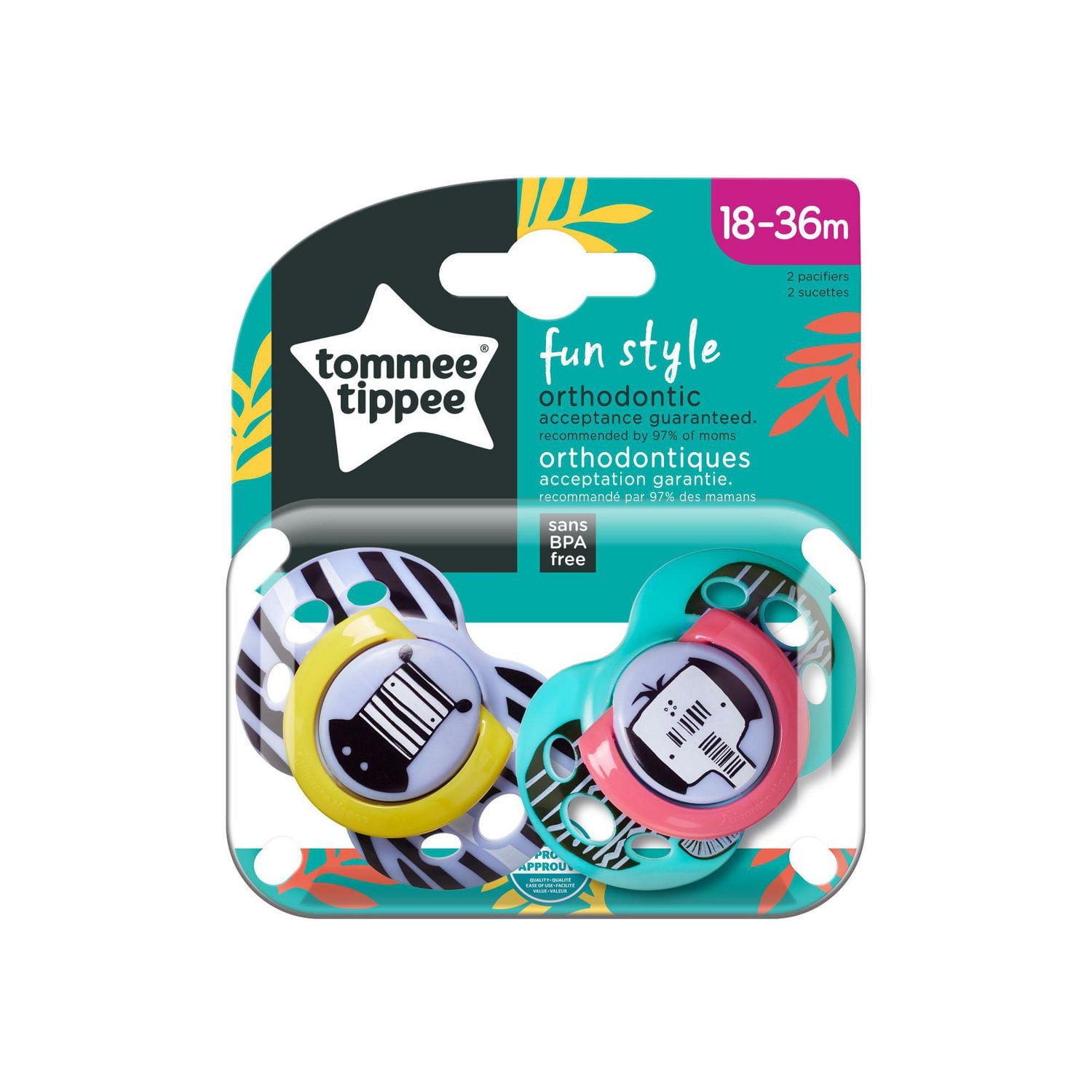 Tommee Tippee Closer to Nature Fun Pacifier (Designs Will Vary)
