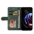 thumbnail image 4 of Compatible Motorola Edge 20 pro/Edge s pro Case, Leather Wallet Case Stand View Magnetic Clasp Book Flip Folio Phone Cover - Black, 4 of 5