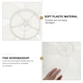thumbnail image 5 of Tineasur 2Pcs Fan Parts for General Users 5-leaves Replacement Blades Plastic White, 5 of 6