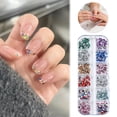 thumbnail image 2 of 2000pcs 3D Flatback Rhinestones for Nails Mini Nail Rhinestones and Charms for Nails Design Colorful Rhinestone Nail Gems Resin Nail Diamonds Women Nail Jewels for Nail Art Rhinestones for Crafting, 2 of 8