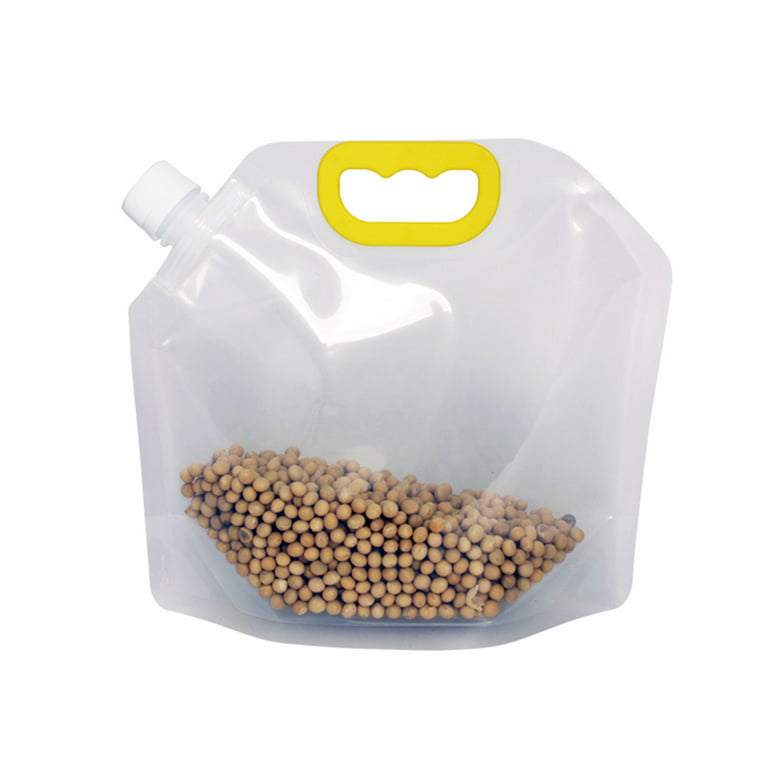 Grain Moisture-proof Sealed Bag, Stand Up Pouch Bags, Transparent Grain  Storage Suction Bags, Resealable Airtight Smell Proof Packaging Baggies  Food Storage Container - Temu