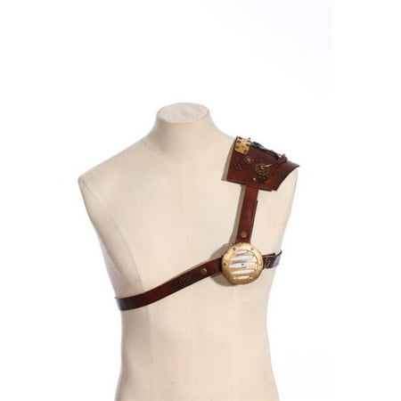 Western Fashion SPM36 Steampunk Male Harness  Brown