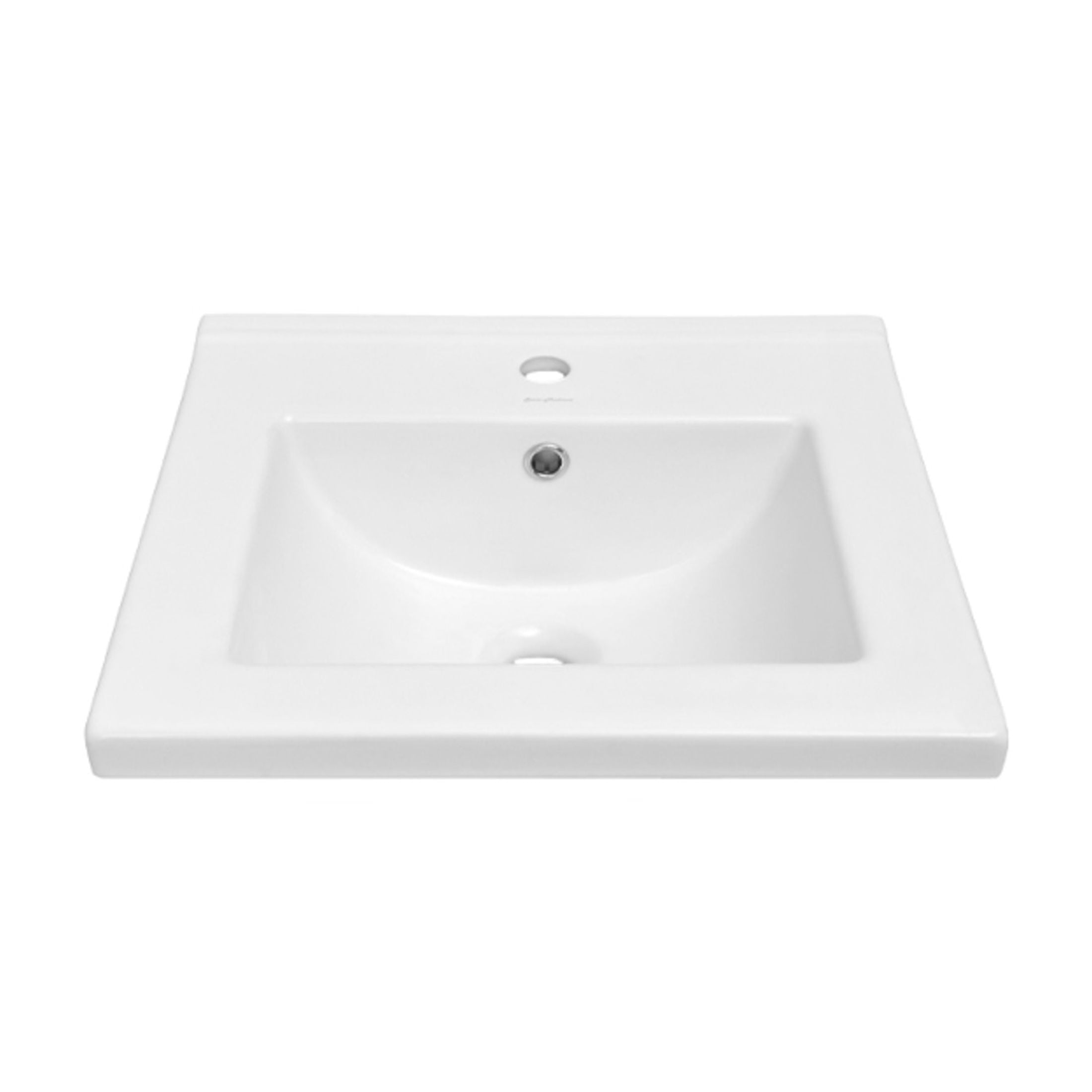 18" Ceramic Square Vanity Sink Top