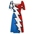 thumbnail image 5 of Robe Sans Manches Uncle Sam Dead Bolt Robe de Soirée Femme Robes de Soirée Robe d'Anniversaire pour Femmes Mode Femme, 5 of 5