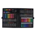thumbnail image 2 of veasfak 167Pcs PVC High Quallity Drawing Set Colored Pencils Paint Brush for Office Black, 2 of 9