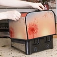 thumbnail image 6 of KLL The Sunset of Dandelion Print 4 Slice Toaster Dust Covers Kitchen Small Appliance Cover with 2 Pockets,Can hold Jam Spreader Knife & Toaster Tongs (12.4 x 10.6 x 8.2), 6 of 6