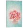 thumbnail image 2 of Pink Tulips in Vase Photography - Floral Canvas Art Print, 2 of 4