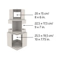 thumbnail image 3 of TRIXIE Lilo Plush & Sisal 3-Level 48.4" Cat Condo Tower with Removable Cushions, Brown, 3 of 5