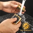 thumbnail image 5 of Electric Foil Shavers for Men: 2-in-1 Foil Shaver, Beard Trimmer for Men, Facial Razor Rechargeable, Foil Lithium Titanium Foil Shaver Mens Shaving Kit, IPX7 Waterproof, USB Charge Dock, Gold, 5 of 8