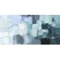 thumbnail image 2 of Borges, Victoria 32x18 Gold Ornate Wood Framed with Double Matting Museum Art Print Titled - Blue Deluge II, 2 of 4