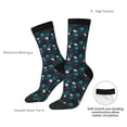 thumbnail image 4 of Bingfone Compression Socks for Women and Men Long Socks for Running Athletic Cycling Nurse- Animal Footprints, 4 of 6
