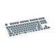 thumbnail image 2 of Teclado mecánico con cable perfke DIY 87 teclas ABS retroiluminado blanco, 2 of 7