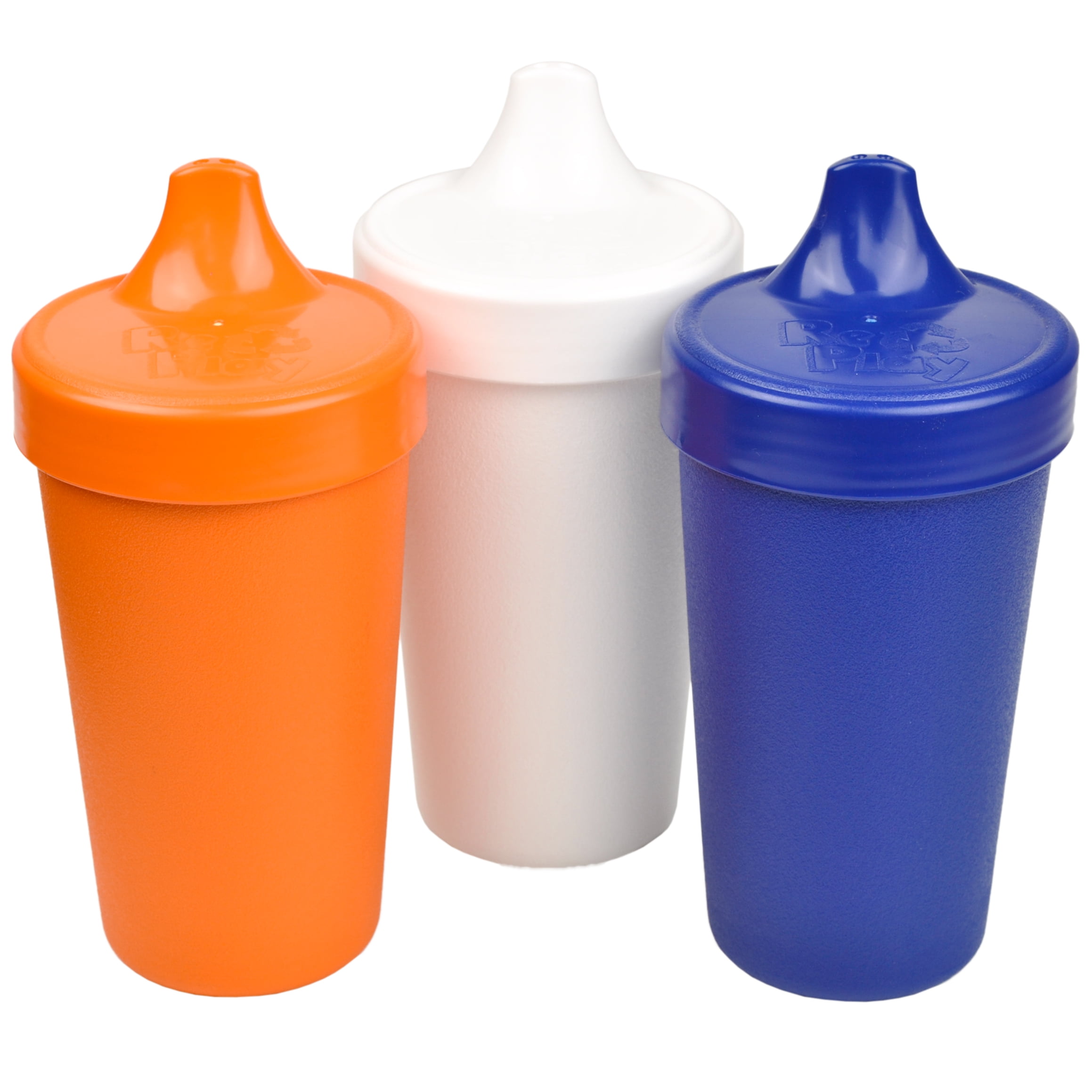 RePlay Made in The USA 3pk No Spill Sippy Cups for Baby, Toddler, and