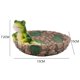 thumbnail image 4 of Linda rana decoración estatua baño diseño simulación animal escultura para regalo de cumpleaños Likrtyny Libre de BPA, 4 of 9