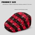 thumbnail image 4 of FUIALDOLG Comfort Newsboy Hats for Fishing Summer Outings, Plaid Design Polyester Vintage Flat Cap Soft, 4 of 4