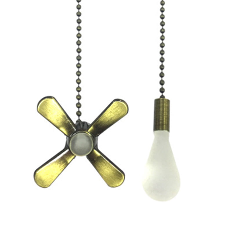 Easy Install Decorative Light Bulb Accessories Home Styling Beaded Ball Copper Durable Practical Pendant Ceiling Fan Pull Chain Com - How To Replace A Pull Chain Ceiling Light Fixture