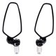 thumbnail image 1 of Motorcycle Mirrors - Bar End Rear View Mirrors Compatible with Most Honda Yamaha, Kawasaki, Ducati, Suzuki and More, 1 of 2