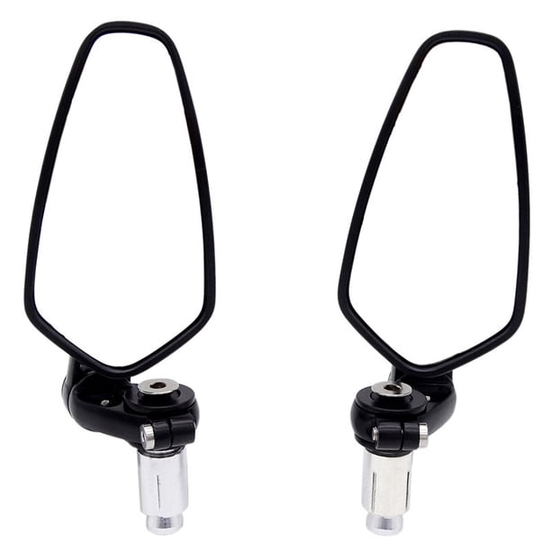 Motorcycle Mirrors - Bar End Rear View Mirrors Compatible with Most Honda Yamaha, Kawasaki, Ducati, Suzuki and More