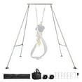 thumbnail image 1 of Estructura de soporte para yoga VEVOR, soporte para columpio con carga máxima de 140 kg, soportes para dominadas con estructura triangular, soportes para telas aéreas con altura ajustable, 1 of 9