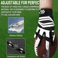 thumbnail image 4 of FINGER TEN Football Receiver Gloves Youth Receiving Gloves Pro 3.0 Durable Breathable Flexible White Red Black Blue Small Large Medium X-Large, 4 of 7