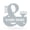 Textured Silver, variant on RealSteel Mr & Mrs Monogram – Personalized Metal Name Sign (B-20x20)