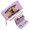 Purple, variant on GEEAD Wallet with Large Capacity Zip for Women Personalized Wallet for Women Motivational Phrase Vibrant Flowers Retriever Stylish Accessory Smooth Texture Everyday Wallet