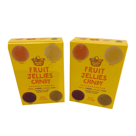 Trader Joe's Fruit Jellies Candy Pack of 2
