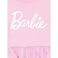 thumbnail image 2 of Barbie Girls Mixed Media Dress with Long Sleeves, Sizes 4-12, 2 of 3