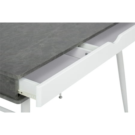 Calico Designs - ALCOVE SPLIT DRAWER DESK - White