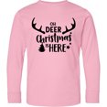 thumbnail image 3 of Inktastic Oh Deer, Christmas is Here Long Sleeve Youth T-Shirt, 3 of 5