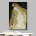 thumbnail image 3 of wall26 Canvas Print Wall Art Adam and Eve, 1917 Gustav Klimt Classic Illustrations Fine Art Decorative Vintage Colorful Historic Multicolor Retro for Living Room, Bedroom, Office - 32"x48", 3 of 5