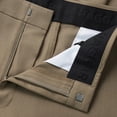 thumbnail image 6 of Haggar Men's Dress Pant Straight Fit Stretch Trousers Super Flex Waistband, Tan, 6 of 6