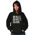 thumbnail image 4 of Worlds Okayest Cousin Family Relative Hoodie Sweatshirt Women Men Brisco Brands S, 4 of 5