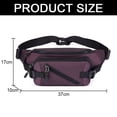 thumbnail image 2 of Bolso de pecho Bolso de hombro para hombre Bolso bandolera Bolso casual de lona Mochila pequeña de pecho, 2 of 6