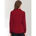 thumbnail image 4 of Top de manlarcon cuello camisero y botones pamujer Rojo M, 4 of 6