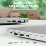 15.6 inch Laptop,16GB RAM 1TB SSD 2025 Student-Laptop with Backlit Keyboard Fingerprint Intel Quad Core N100 (Up to 3.4GHz)Business-Laptop,Computer, Win11,Silver