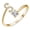 S, variant on Jewelry Personalized Gold Bold Initial Letter Open Ring Adjustable Women Statement Rings Party|Women Signet Ring|18K Gold Plated Open Alphabet Rings|Letter A to Z