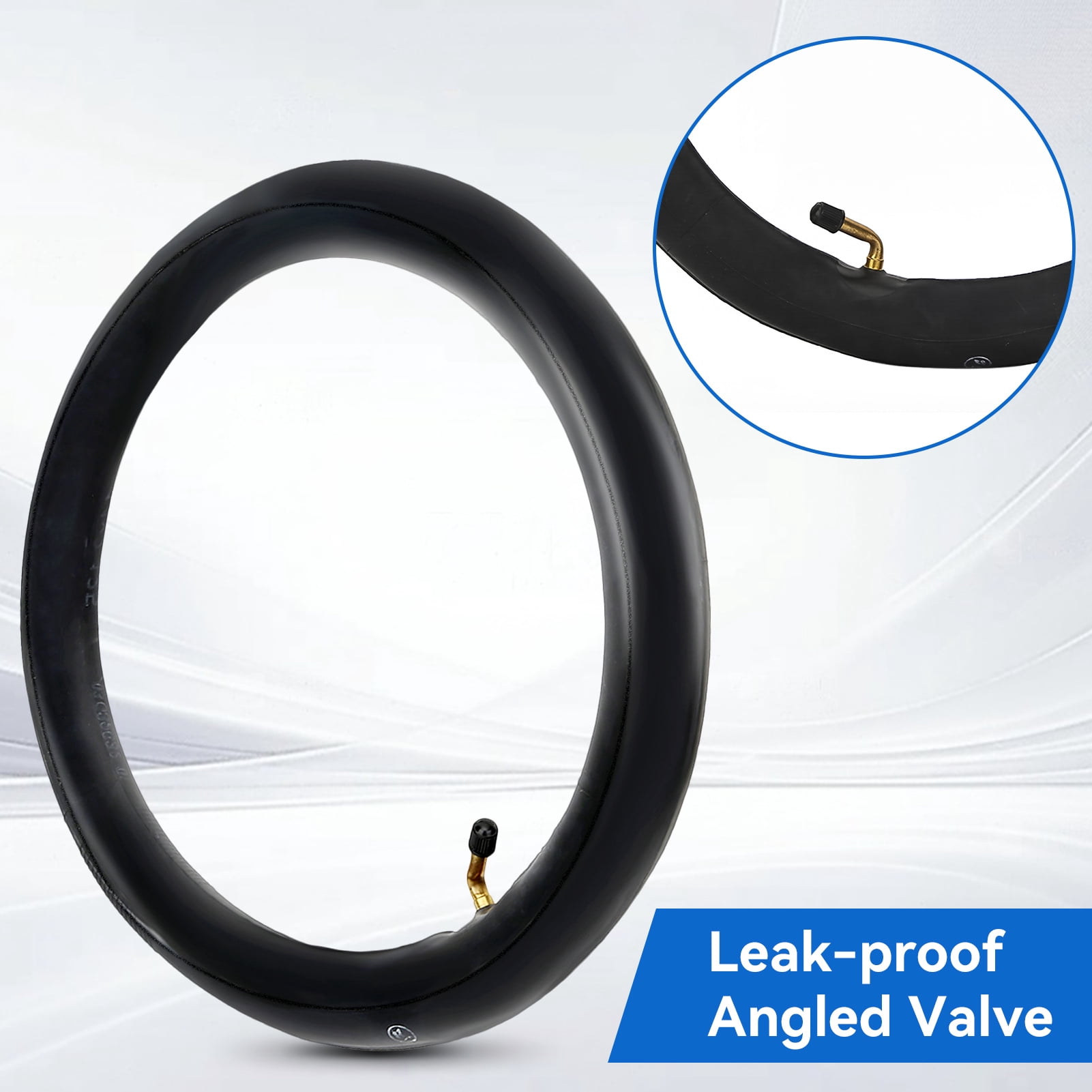 Inner Tube 14 x 2.125, Electric Bike Tire Tube with Angled Valve Stem Electric Scooter E-Bike Inner Tube Replacement