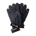 thumbnail image 2 of Mens Thinsulate Leather Gloves | THMO | Winter Outdoor Fleece Lining Leather Gloves in Black, 2 of 2